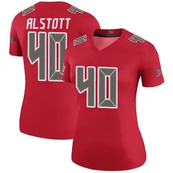 Women's Mike Alstott Tampa Bay Buccaneers Color Rush Jersey - Red Legend