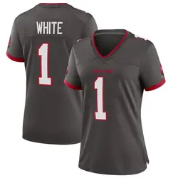 Women's Rachaad White Tampa Bay Buccaneers Pewter Alternate Jersey - Game