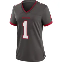 Women's Rachaad White Tampa Bay Buccaneers Pewter Alternate Jersey - Game