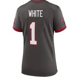 Women's Rachaad White Tampa Bay Buccaneers Pewter Alternate Jersey - Game