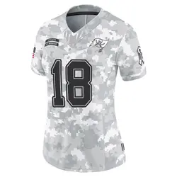 Women's Rakim Jarrett Tampa Bay Buccaneers 2024 Salute to Service Jersey - Arctic Camo Limited