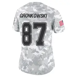 Women's Rob Gronkowski Tampa Bay Buccaneers 2024 Salute to Service Jersey - Arctic Camo Limited