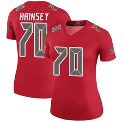 Women's Robert Hainsey Tampa Bay Buccaneers Color Rush Jersey - Red Legend