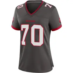 Women's Robert Hainsey Tampa Bay Buccaneers Pewter Alternate Jersey - Game