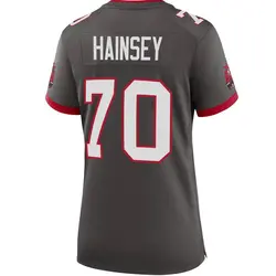 Women's Robert Hainsey Tampa Bay Buccaneers Pewter Alternate Jersey - Game