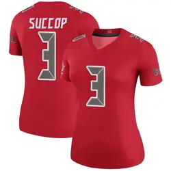 Women's Ryan Succop Tampa Bay Buccaneers Color Rush Jersey - Red Legend