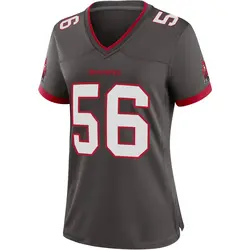 Women's Shaquil Barrett Tampa Bay Buccaneers Pewter Alternate Jersey - Game