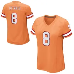 Women's SirVocea Dennis Tampa Bay Buccaneers Alternate Jersey - Orange Game