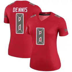 Women's SirVocea Dennis Tampa Bay Buccaneers Color Rush Jersey - Red Legend