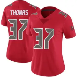 Women's Tavierre Thomas Tampa Bay Buccaneers Color Rush Jersey - Red Limited