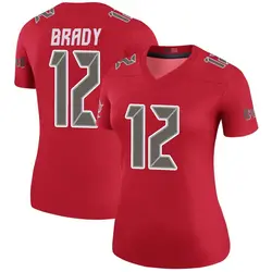 Women's Tom Brady Tampa Bay Buccaneers Color Rush Jersey - Red Legend