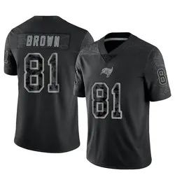 Youth Antonio Brown Tampa Bay Buccaneers Reflective Jersey - Black Limited