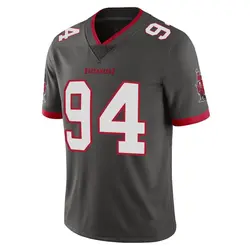 Youth Carl Nassib Tampa Bay Buccaneers Pewter Alternate Vapor Jersey - Limited