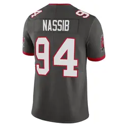 Youth Carl Nassib Tampa Bay Buccaneers Pewter Alternate Vapor Jersey - Limited