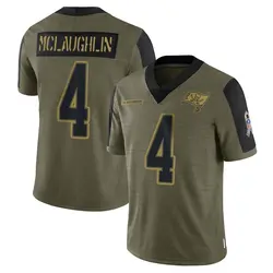 Youth Chase McLaughlin Tampa Bay Buccaneers 2021 Salute To Service Jersey - Olive Limited