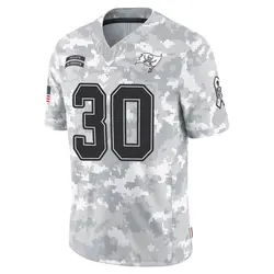 Youth D.J. Williams Tampa Bay Buccaneers 2024 Salute to Service Jersey - Arctic Camo Limited