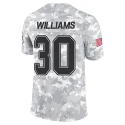 Youth D.J. Williams Tampa Bay Buccaneers 2024 Salute to Service Jersey - Arctic Camo Limited