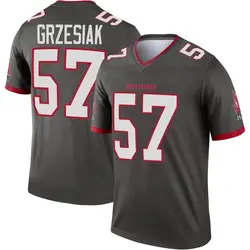 Youth Daniel Grzesiak Tampa Bay Buccaneers Pewter Alternate Jersey - Legend