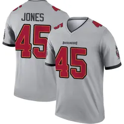 Youth Deion Jones Tampa Bay Buccaneers Inverted Jersey - Gray Legend