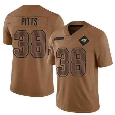 Youth Derrek Pitts Tampa Bay Buccaneers 2023 Salute To Service Jersey - Brown Limited