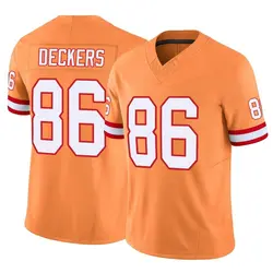 Youth Evan Deckers Tampa Bay Buccaneers Vapor F.U.S.E. Jersey - Orange Limited