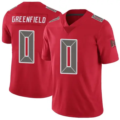 Youth Garret Greenfield Tampa Bay Buccaneers Color Rush Jersey - Red Limited