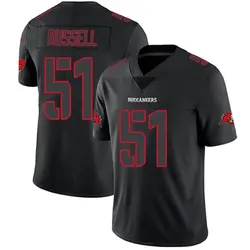 Youth J.J. Russell Tampa Bay Buccaneers Jersey - Black Impact Limited