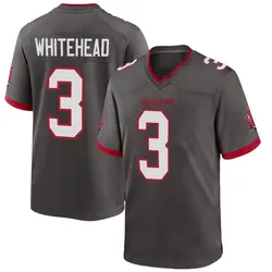 Youth Jordan Whitehead Tampa Bay Buccaneers Pewter Alternate Jersey - Game