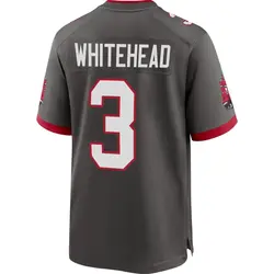 Youth Jordan Whitehead Tampa Bay Buccaneers Pewter Alternate Jersey - Game