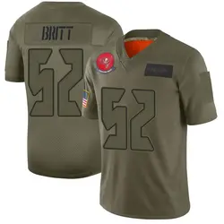 Youth K.J. Britt Tampa Bay Buccaneers 2019 Salute to Service Jersey - Camo Limited