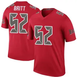 Youth K.J. Britt Tampa Bay Buccaneers Color Rush Jersey - Red Legend