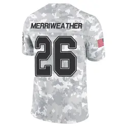 Youth Kaevon Merriweather Tampa Bay Buccaneers 2024 Salute to Service Jersey - Arctic Camo Limited