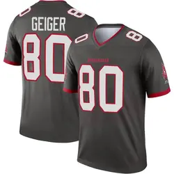 Youth Kaylon Geiger Tampa Bay Buccaneers Pewter Alternate Jersey - Legend