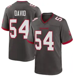 Youth Lavonte David Tampa Bay Buccaneers Pewter Alternate Jersey - Game