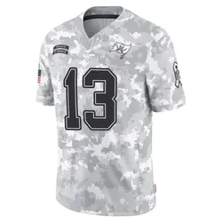 Youth Mike Evans Tampa Bay Buccaneers 2024 Salute to Service Jersey - Arctic Camo Limited