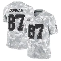 Youth Payne Durham Tampa Bay Buccaneers 2024 Salute to Service Jersey - Arctic Camo Limited