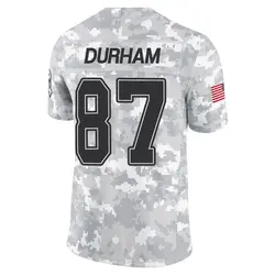 Youth Payne Durham Tampa Bay Buccaneers 2024 Salute to Service Jersey - Arctic Camo Limited