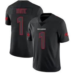 Youth Rachaad White Tampa Bay Buccaneers Jersey - Black Impact Limited