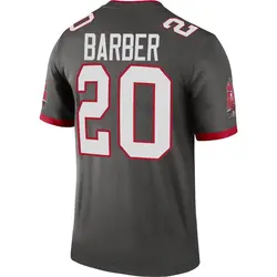 Youth Ronde Barber Tampa Bay Buccaneers Pewter Alternate Jersey - Legend