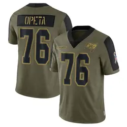 Youth Sua Opeta Tampa Bay Buccaneers 2021 Salute To Service Jersey - Olive Limited