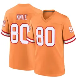 Youth Tanner Knue Tampa Bay Buccaneers Throwback Jersey - Orange Game